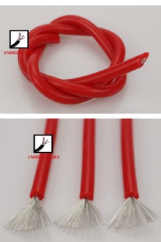 High Voltage Temperature Silicone Rubber Wire Cable