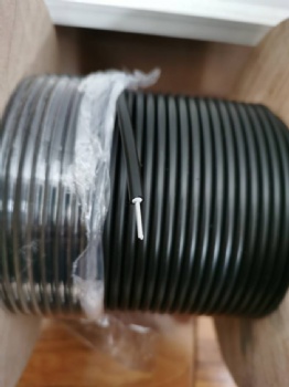PE outer layer black 2.5mm aluminum core or Galvanized steel wire electric fence underground cable