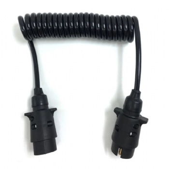European spring Trailer electrical Cable 7 pin trailer connector