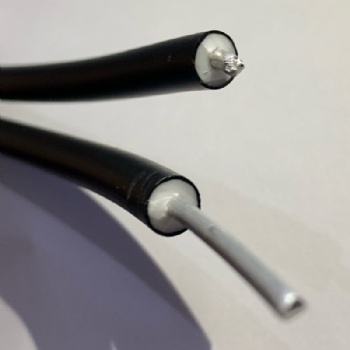 PE outer layer black 2.5mm aluminum core or Galvanized steel wire electric fence underground cable